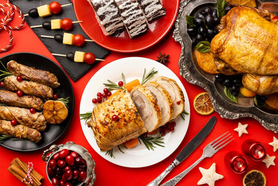 Julmiddag med anka, fläskstek och tillbehör - Recept på en klassisk julaftonsmiddag