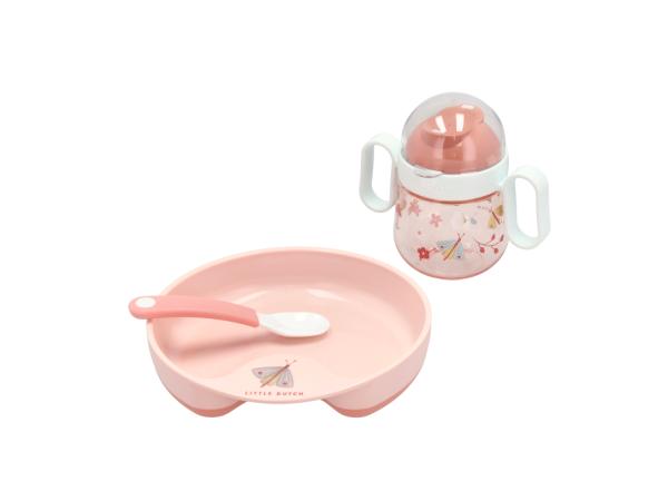 Mepal Mio - Baby service blomster og sommerfugle, 3 pcs.