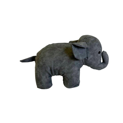 Dørstopper elefant 25 cm grå/brun 1. stk -  2 ass. farver