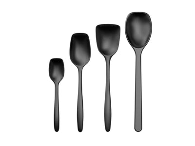 Rosti - Gryta och sked set 4 delar Classic Carbon black