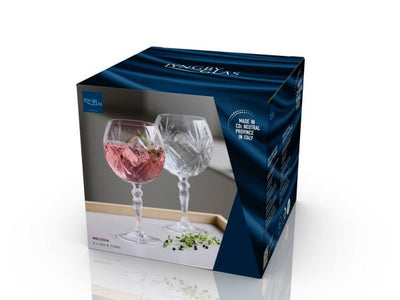 Lyngby Glass Crystal - Melodia Gin & tonic-glas 65 cl 4 st.