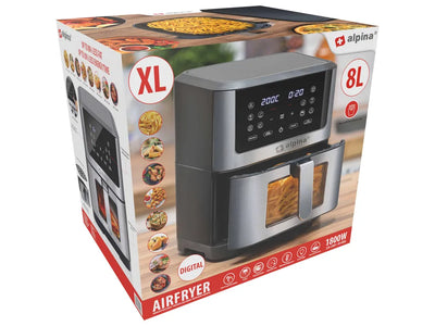 Alpina - Air fryer XL 230V - 8 liter 1800W