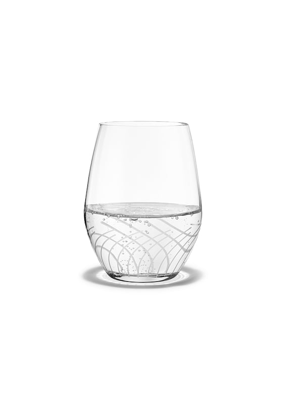 Holmegaard - Cabernet Lines vattenglas 25 cl. 2 st. klar