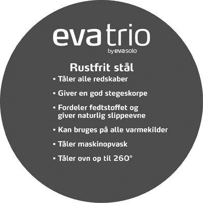 Eva Trio - Wok i rostfritt stål - 32 cm
