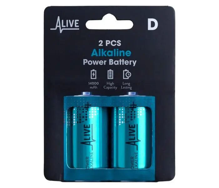 Alkaline batteri D LR20 1.5V 2pak