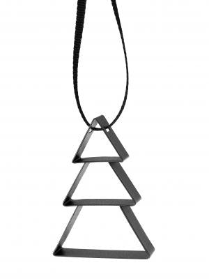 Stelton - Figura ornament, juletræ soft black