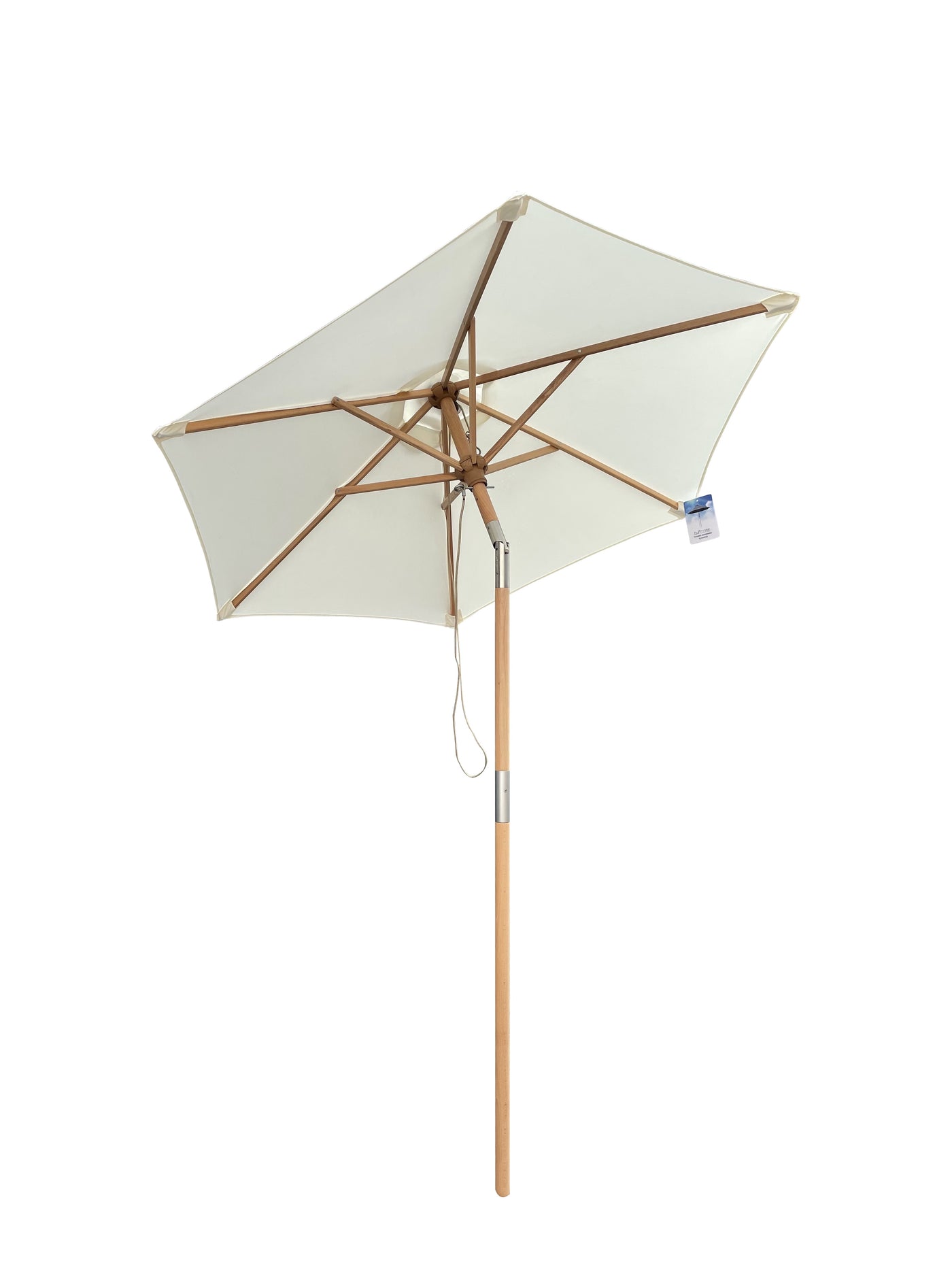 Hoffmann - Venedig parasoll Ø1,8 m 2 delad natur NR. 17