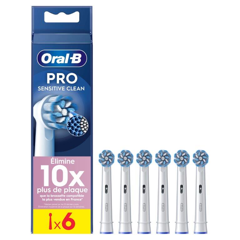 Oral B - løse børster Sensitive 6-pack