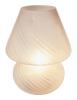 Bordslampa 17x21,5 cm glasrand batteri rosa