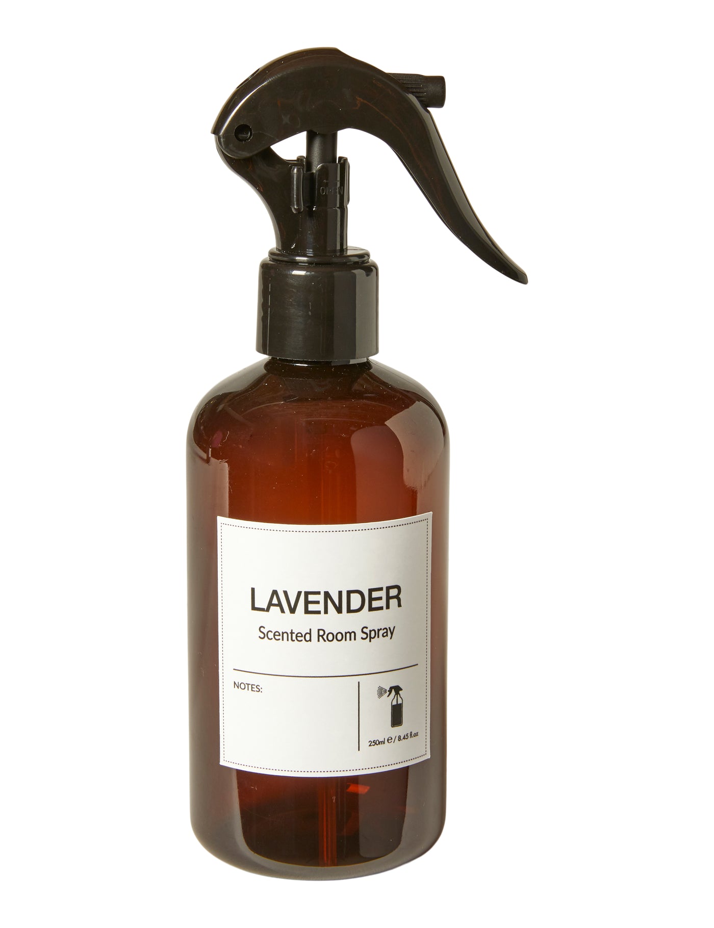 Rumspray 5% 250ml. lavendel plast brun