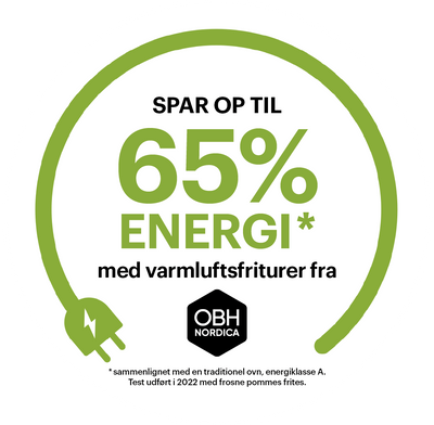 OBH Nordica Easy Fry varmluftsstekare 3-i-1 Steam+