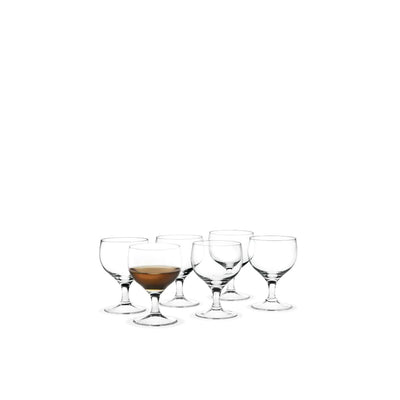 Holmegaard - Royal Dessertvinsglas 19,5 cl - Klar 6 Stk.