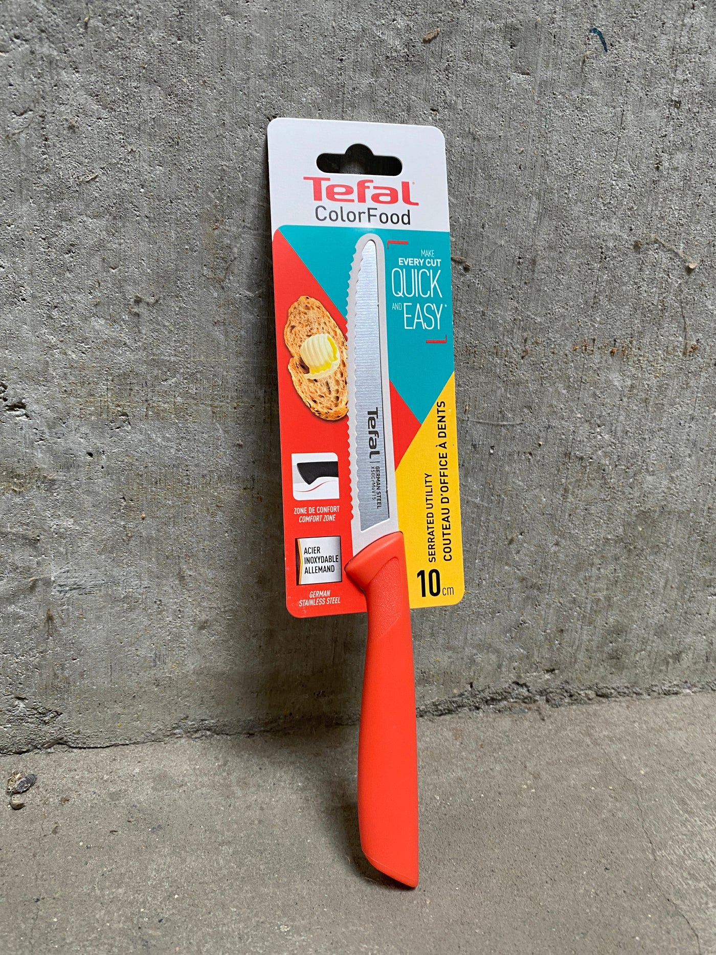 Tefal - ColorFood Tandad Utility Knife 10cm Orange