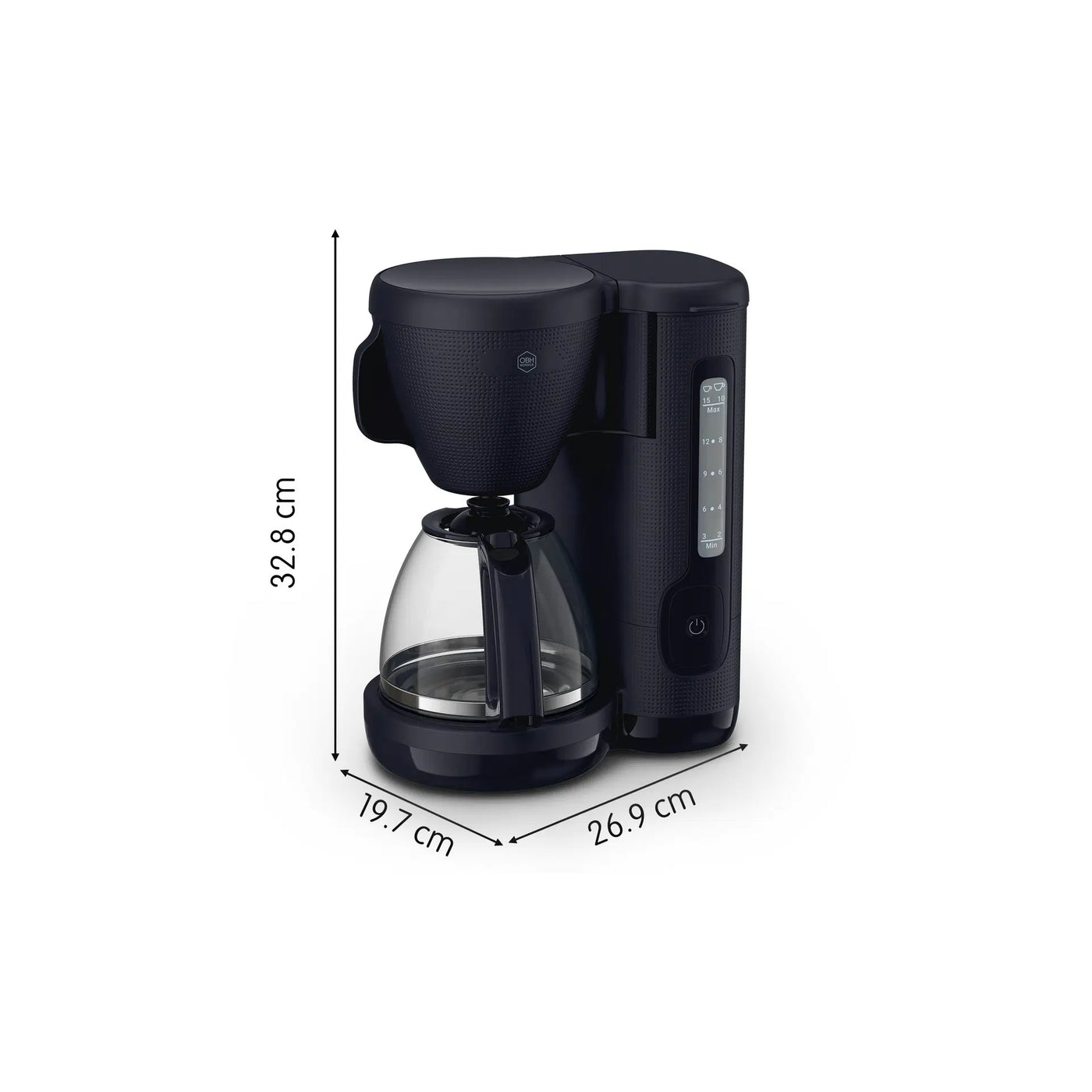 OBH Nordica - Kaffemaskin Morning OP2M08S0 - Svart