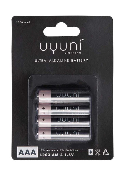 Uyuni - AAA-batterier 1,5V 4 st