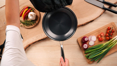 Miso Cookware - Diamond Dust keramisk Non-Stick stegepandesæt 26 cm + 30 cm