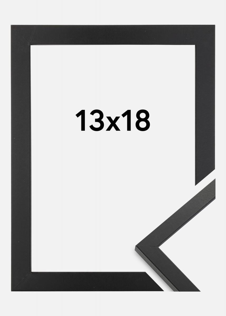 Ram 13x18 cm - svart plast