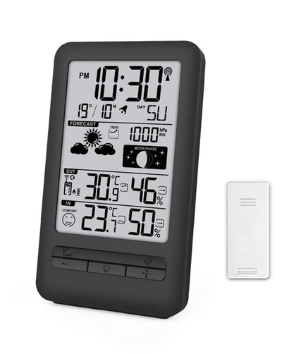 Conzept - Väderstation - med utomhustermometer, alarm och kalender