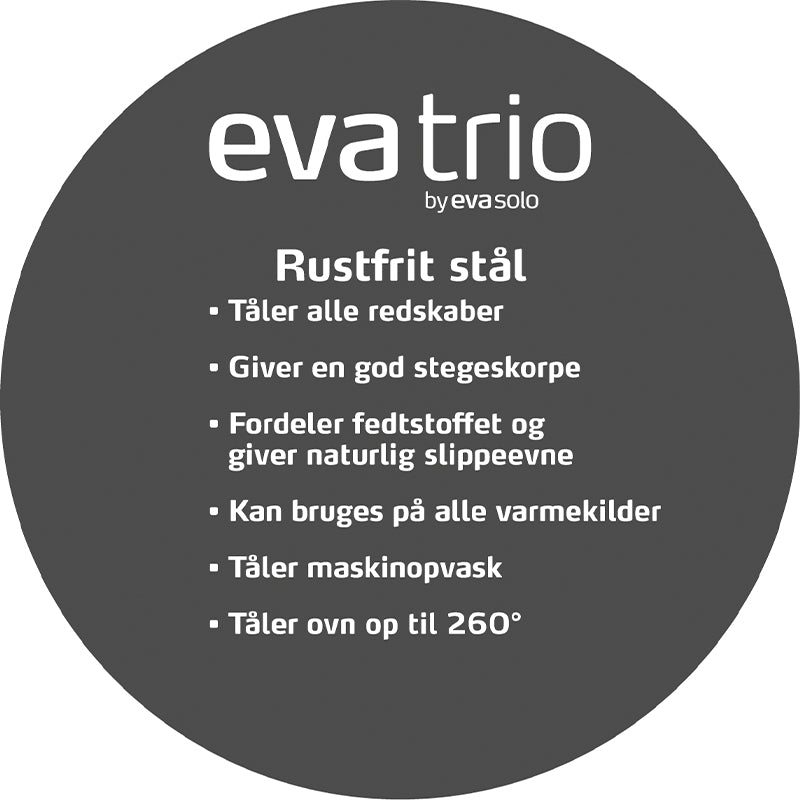 Eva trio - Slip-Let stekpanna 20 cm - Rostfritt stål