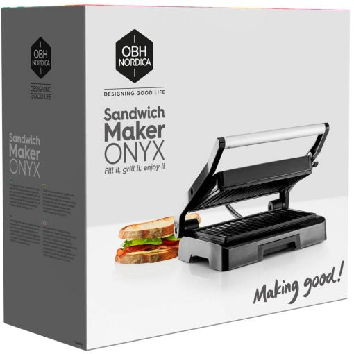OBH Nordica panini grill Onyx