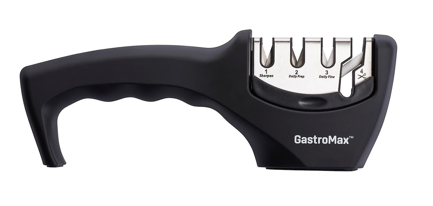 Gastromax - Kniv &amp; Saxvässare - 20,5 cm - Svart