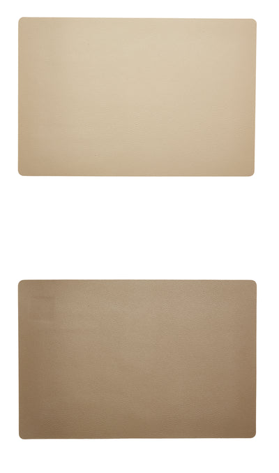 Dacore - Dækkeserviet PU soft 30x45 cm - beige/taupe vendbar