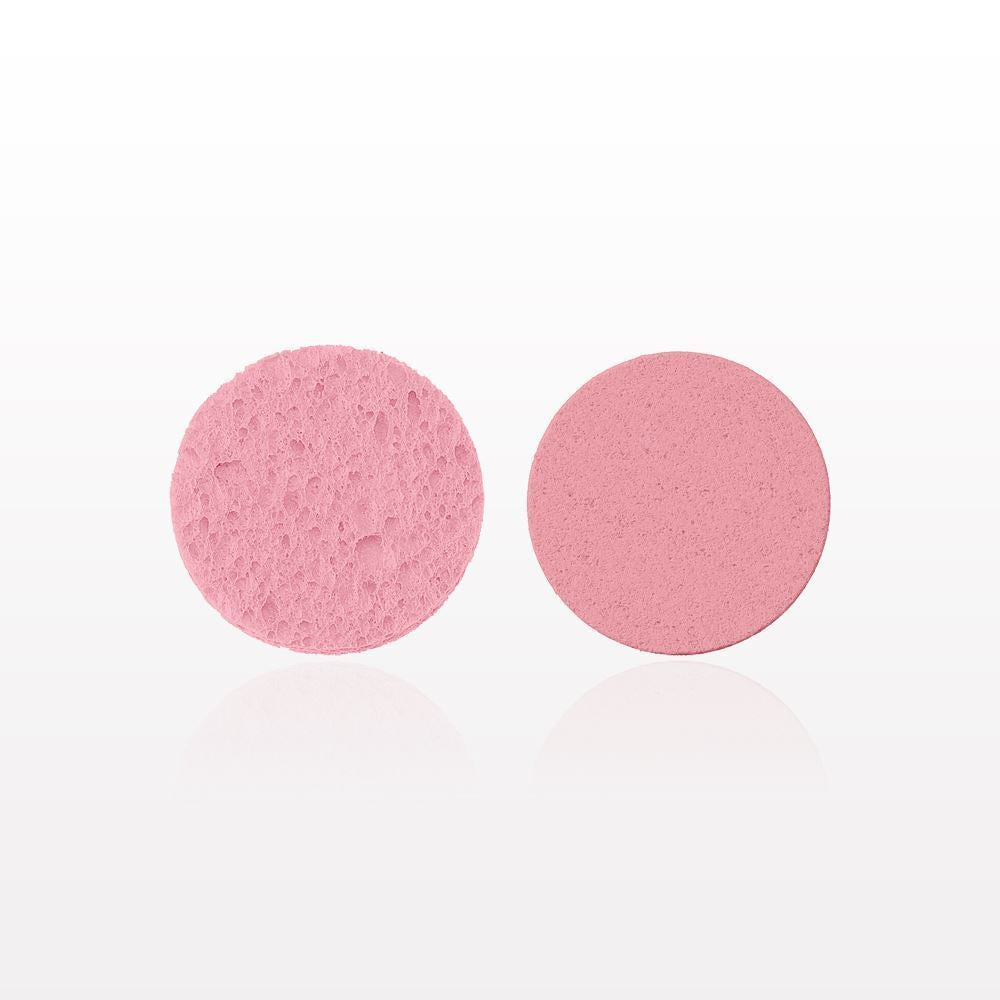 Mineas - Ansiktstvättsvampar 2 st - Hot Pink