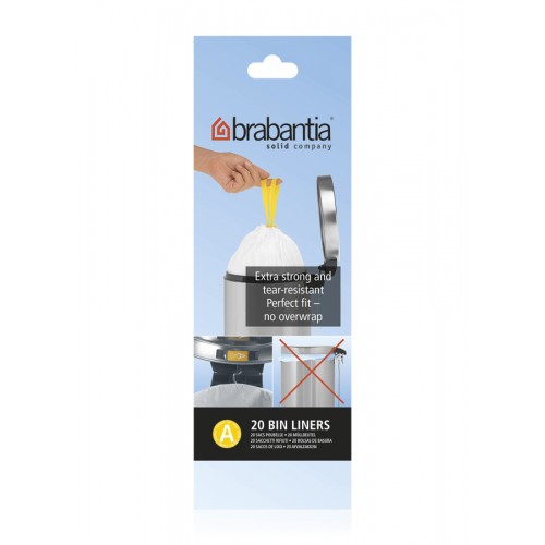 Brabantia - Affaldspose 3L str. A - 20 stk.