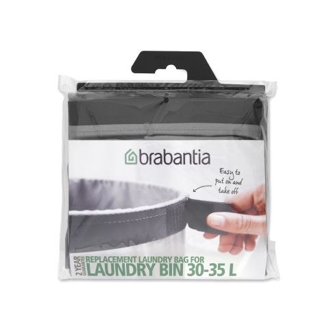 Brabantia - Tvättpåse - Grå - 35 liter