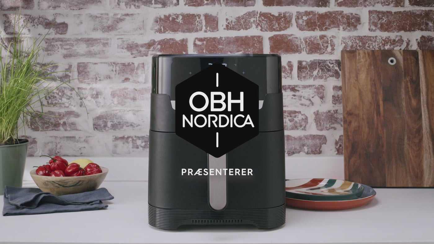 OBH Nordica Easy Fry Precision 2-i-1 Svart Digital