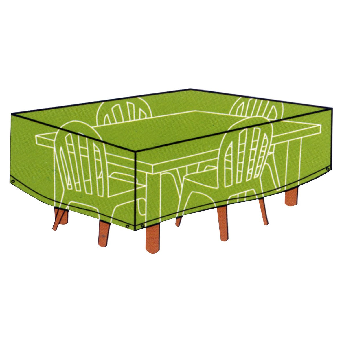 Conzept - Skydd för hopfällbart bord med stolar - 140x125x90