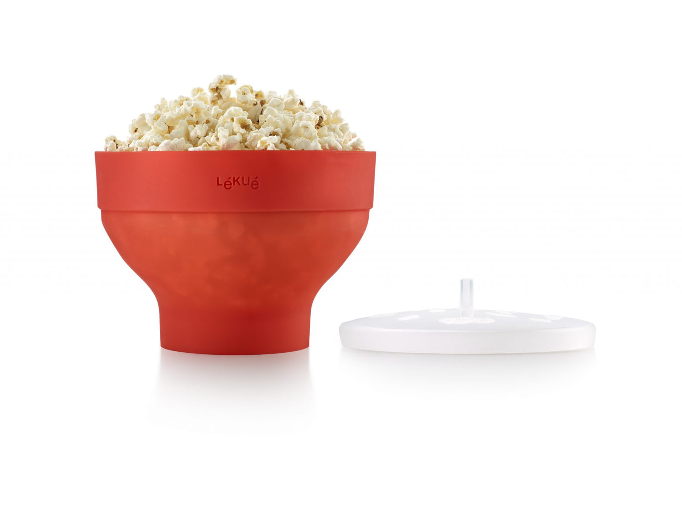 Lékué - Popcornmaskin för mikrovågsugn - Röd