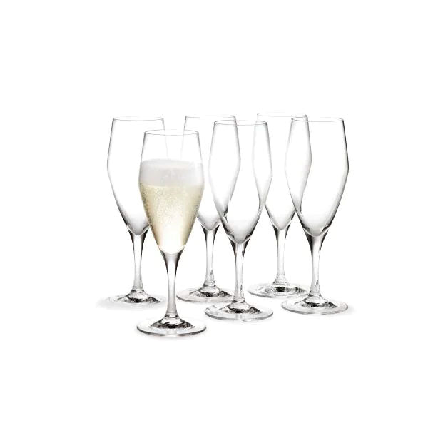 Holmegaard - Perfection Champagneglas klar 23 cl 6 st.